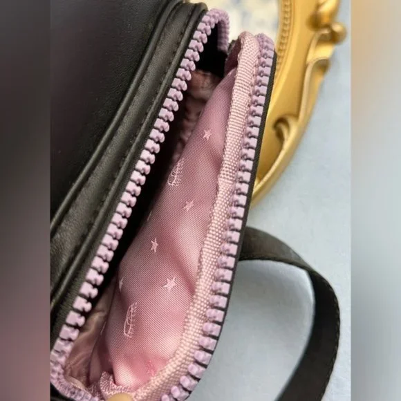 🆕 CHIARA FERRAGNI 🧿 NWOT Eye Star Mini Backpack, Black & Lilac - Picture 9 of 14